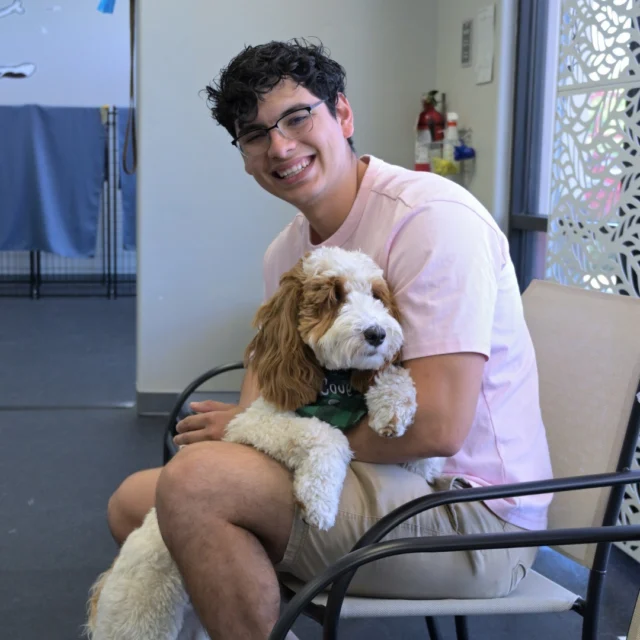 Today is National Hug Your Dog Day! ❤️ We hope you didn't need the excuse– who doesn't love giving affection to their best furriend?

This is a such a good reminder that while we all love our dogs, it's also important to make sure you're really spending time with them. They deserve love, affection, and attention, which we can sometimes get distracted from giving them during daily life. Make it an effort to give your dog some real quality time! (We know a place where you can start. 😉)

Here's your sign to stop by the Bark Park this week! #DogsofTucson #DogLovers #TucsonBusiness #TucsonDogs #PetParent #DogPark #DogLovers